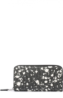 Текстильное портмоне на молнии с отделениями для кредитных карт и монет Dior