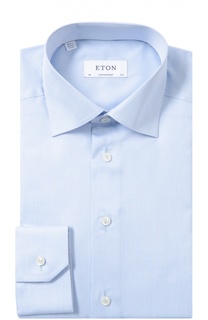 Хлопковая сорочка с воротником кент Eton