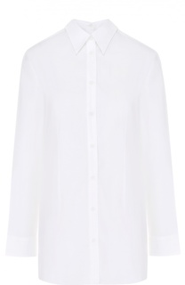 Блуза с необработанным краем и накладными карманами на спинке Mm6