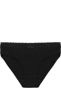 Трусы-слипы с отделкой кружевом Sanetta