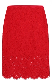 Кружевная юбка-карандаш с завышенной талией Diane Von Furstenberg