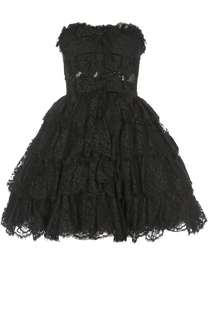 Кружевное платье-бюстье с пышной юбкой Dolce &amp; Gabbana
