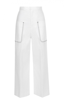 Укороченные широкие брюки с накладными карманами Aquilano Rimondi