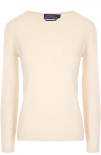 Кашемировый пуловер прямого кроя с круглым вырезом Polo Ralph Lauren