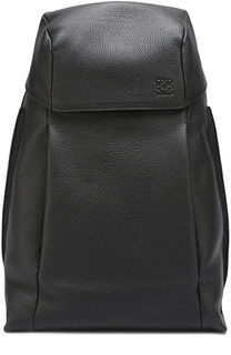 Кожаный рюкзак с внешними карманами на молнии Loewe