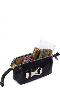 Кожаный несессер с предметами для чистки обуви Truefitt&amp;Hill