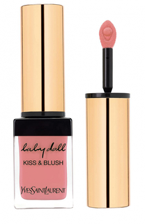 Блеск для губ и румяна Baby Doll Kiss &amp; Blush 22 YSL