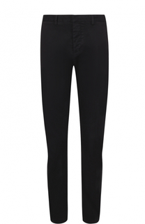 Хлопковые брюки прямого кроя Ami