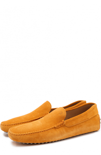 Замшевые мокасины Gommino Driver Tod’s