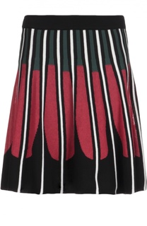 Вязаная юбка со складками и контрастным принтом M Missoni
