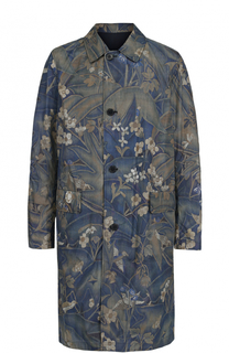 Двусторонний плащ А-силуэта с принтом Dries Van Noten