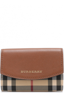 Футляр для кредитных карт из кожи в клетку Horseferry Check Burberry