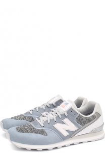 Замшевые кроссовки 996 с текстильной вставкой New Balance