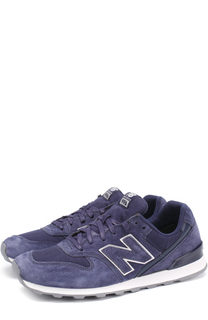 Замшевые кроссовки 996 с текстильной вставкой New Balance