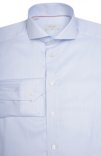 Приталенная сорочка в полоску Eton