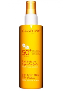 Солнцезащитное молочко для детской кожи очень высокой защиты со 100% мин. Экраном Clarins