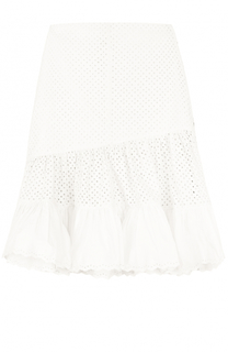 Кружевная юбка-миди с оборками Sonia by Sonia Rykiel