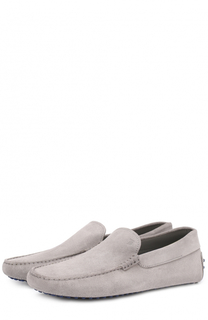 Замшевые мокасины Gommino Driver Tod’s