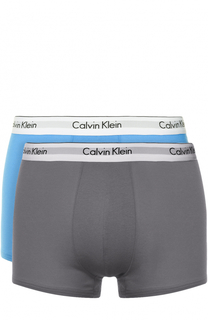 Комплект из двух хлопковых боксеров с широкой резинкой Calvin Klein