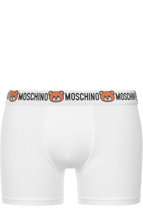 Хлопковые боксеры с широкой резинкой Moschino