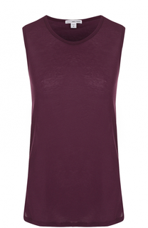 Топ прямого кроя с круглым вырезом James Perse