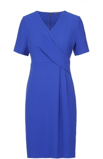 Приталенное мини-платье с драпировкой Elie Tahari