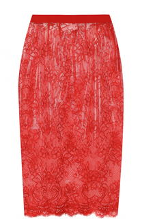 Кружевная полупрозрачная юбка-карандаш Maison Margiela