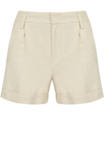 Мини-шорты с карманами и защипами Vince