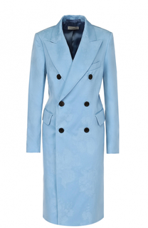Двубортное пальто с широкими лацканами Dries Van Noten