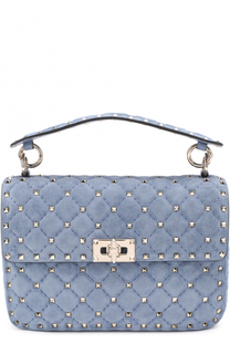 Сумка Rockstud Spike medium из замши Valentino