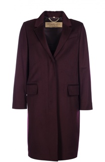 Кашемировое пальто прямого кроя с карманами Burberry