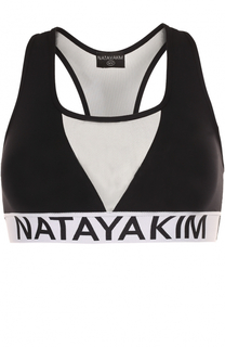Бра с логотипом бренда и прозрачными вставками NATAYAKIM