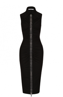 Платье-футляр с контрастной молнией Givenchy