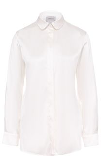 Шелковая блуза прямого кроя Armani Collezioni