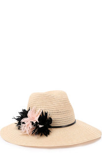 Шляпа Emmanuelle с цветами из перьев Eugenia Kim