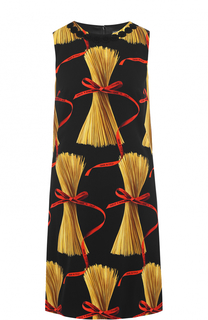 Мини-платье А-силуэта с принтом Dolce &amp; Gabbana