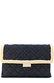 Сумка Becks из денима с отделкой из эко-меха Stella McCartney