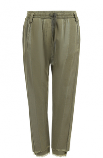 Брюки с необработанным краем и эластичным поясом Haider Ackermann