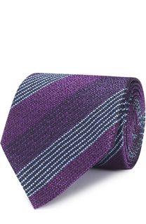 Шелковый галстук в полоску Ermenegildo Zegna