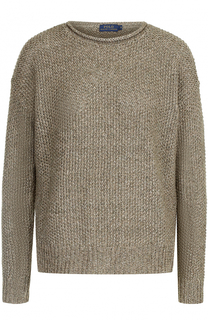 Пуловер фактурной вязки с круглым вырезом Polo Ralph Lauren