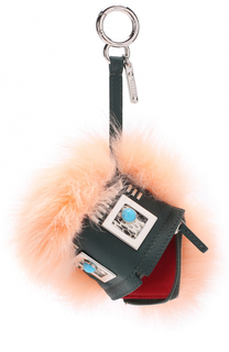 Брелок Bag Bug XXXX из меха норки и енота Fendi