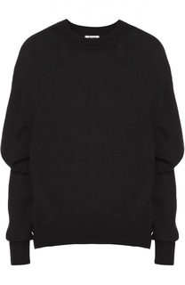 Шерстяной пуловер свободного кроя со спущенным рукавом Acne Studios
