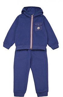 Хлопковый спортивный костюм Moncler Enfant