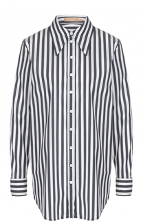 Блуза прямого кроя в полоску Michael Kors