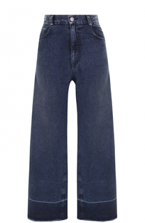 Укороченные расклешенные джинсы с потертостями Rachel Comey