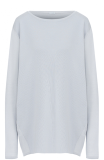 Кашемировый пуловер свободного кроя с круглым вырезом malo