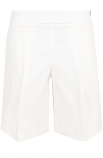 Мини-шорты со стрелками и фактурной отделкой BOSS