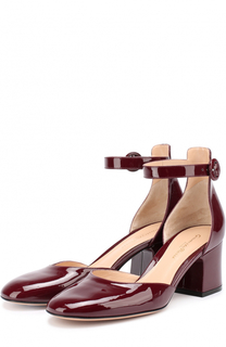 Лаковые туфли Greta с ремешком на щиколотке Gianvito Rossi