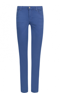 Однотонные джинсы прямого кроя Armani Jeans
