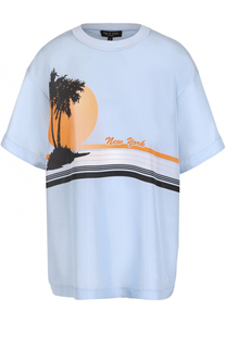 Шелковый топ свободного кроя с принтом Rag&amp;Bone